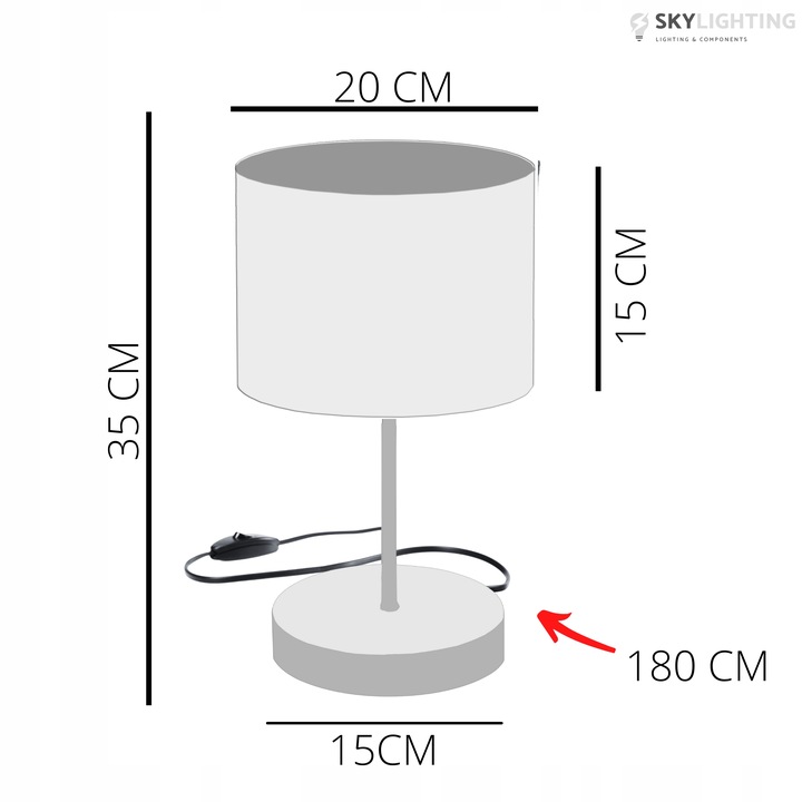 Nočná lampa Skylighting mosadzná H