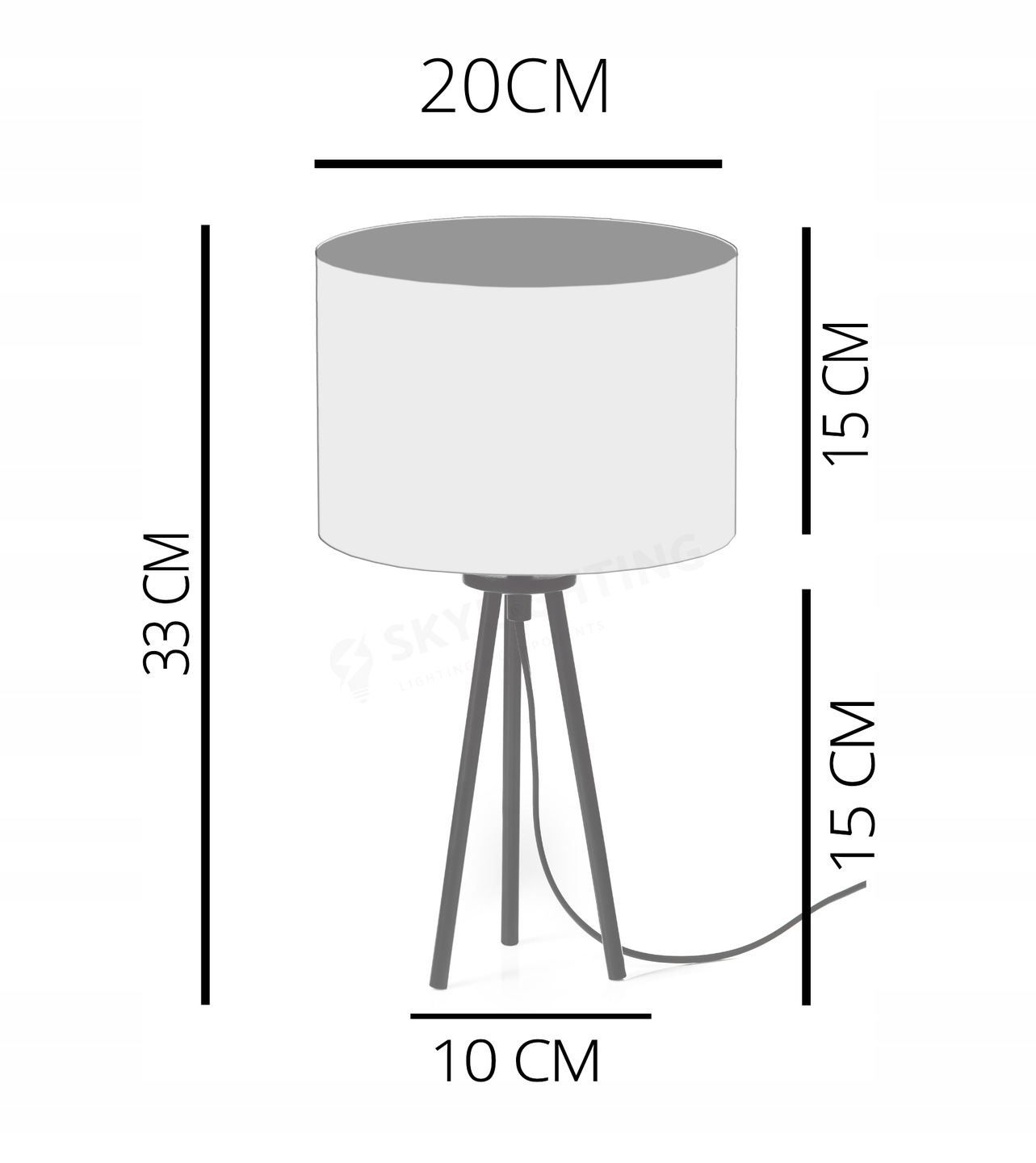 Nočná lampa Skylighting mosadzná J