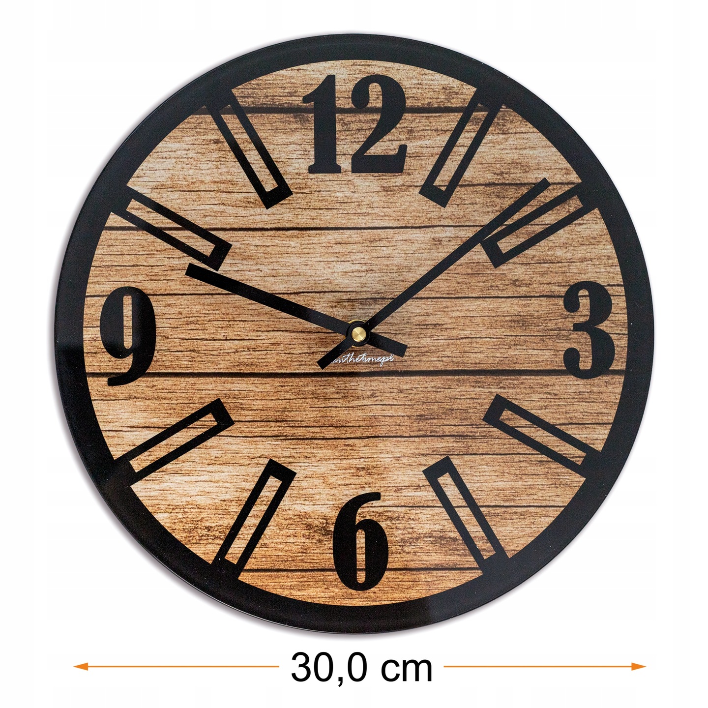 Nástenné hodiny v drevenom prevedení 30cm