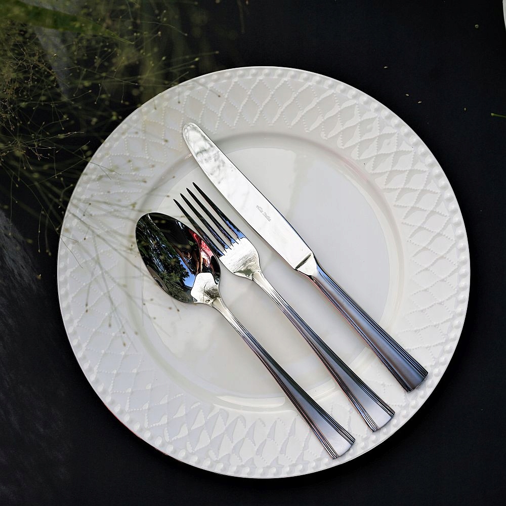 Tanier porcelánový biely Roma Platina 27cm 2