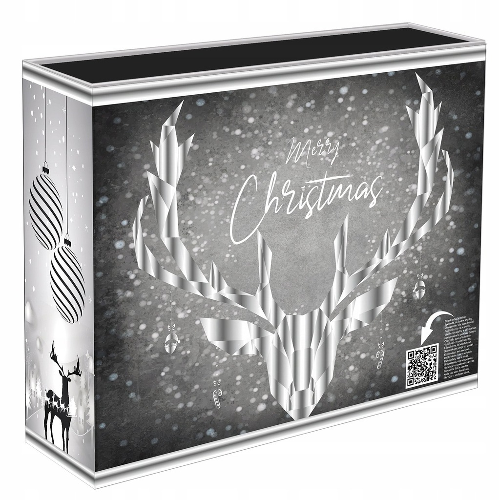Adventný kalendár pre mužov II čierne darčekové balenie