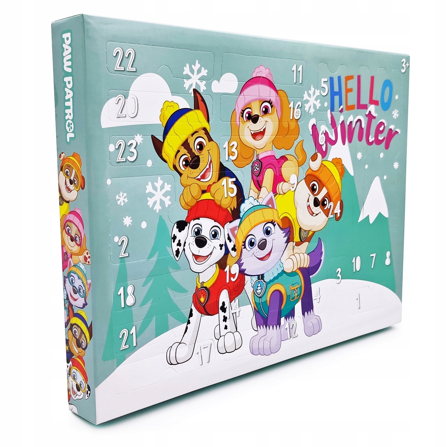 Balenie adventného kalendára Labková patrola II