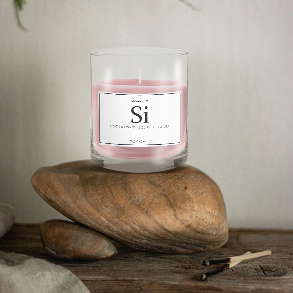 Sójová sviečka s vôňou parfému Möller SPA Si 400g