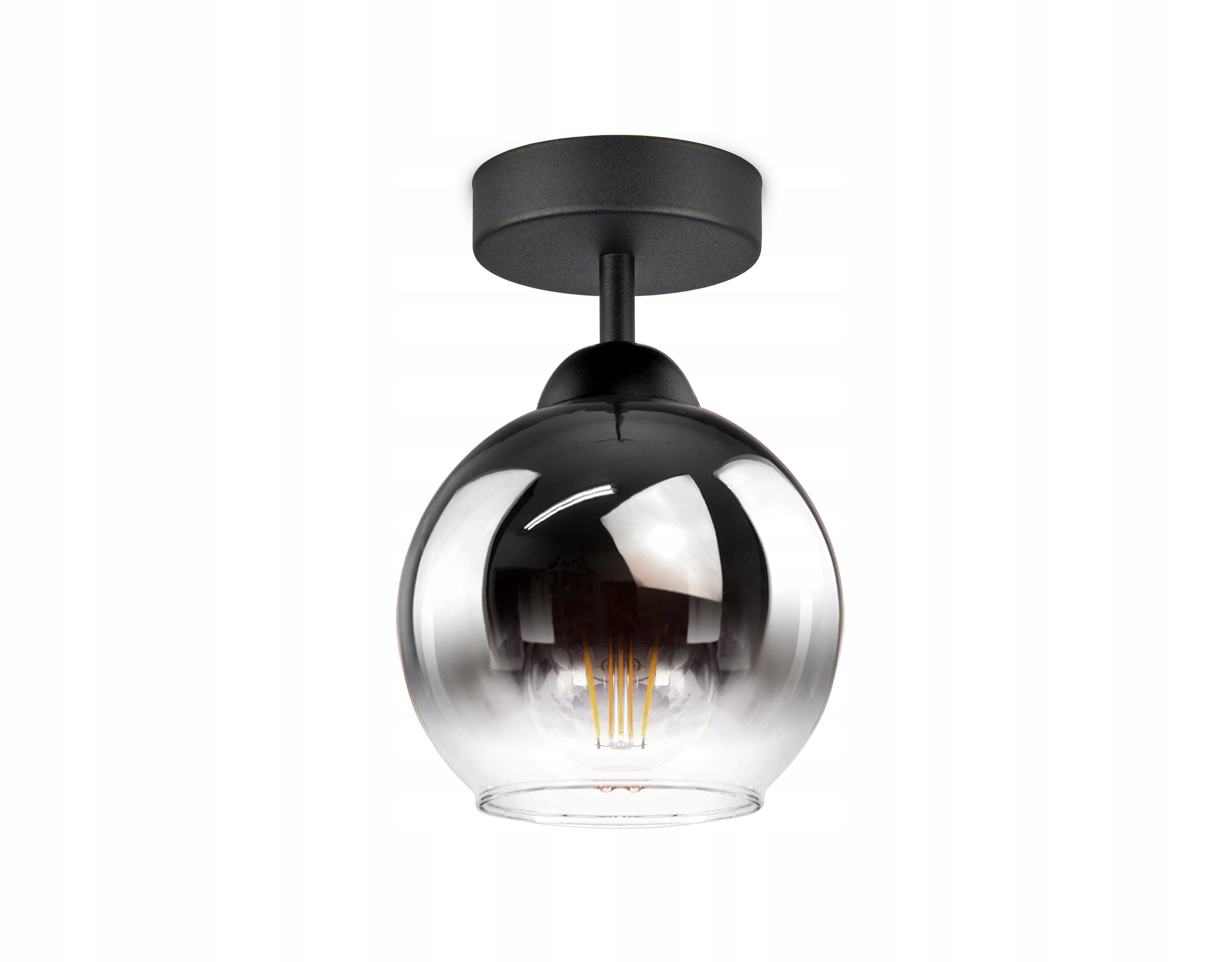 Stropná lampa Luxolar čierna
