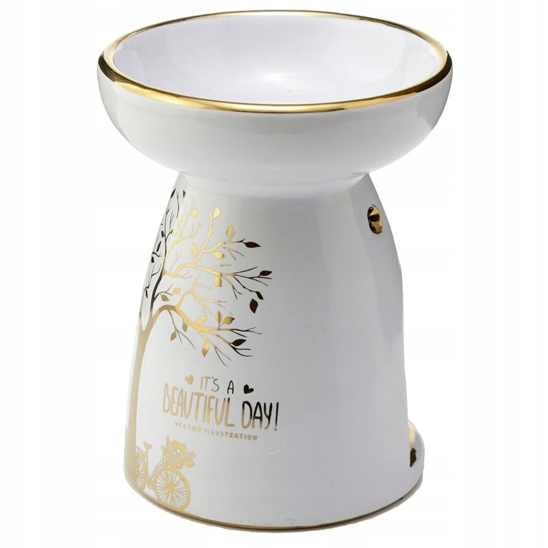 Aroma lampa bielo zlatá