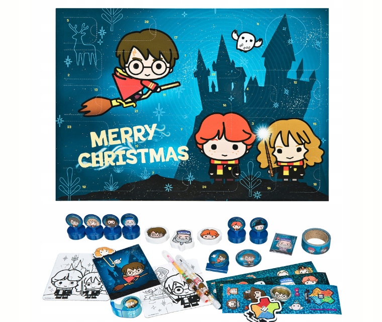 Harry Potter adventný kalendár s obsahom a drobnosťami