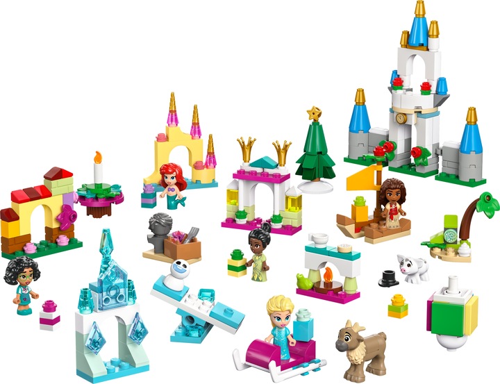 Minifigúrky a modely z LEGO Disney adventného kalendára